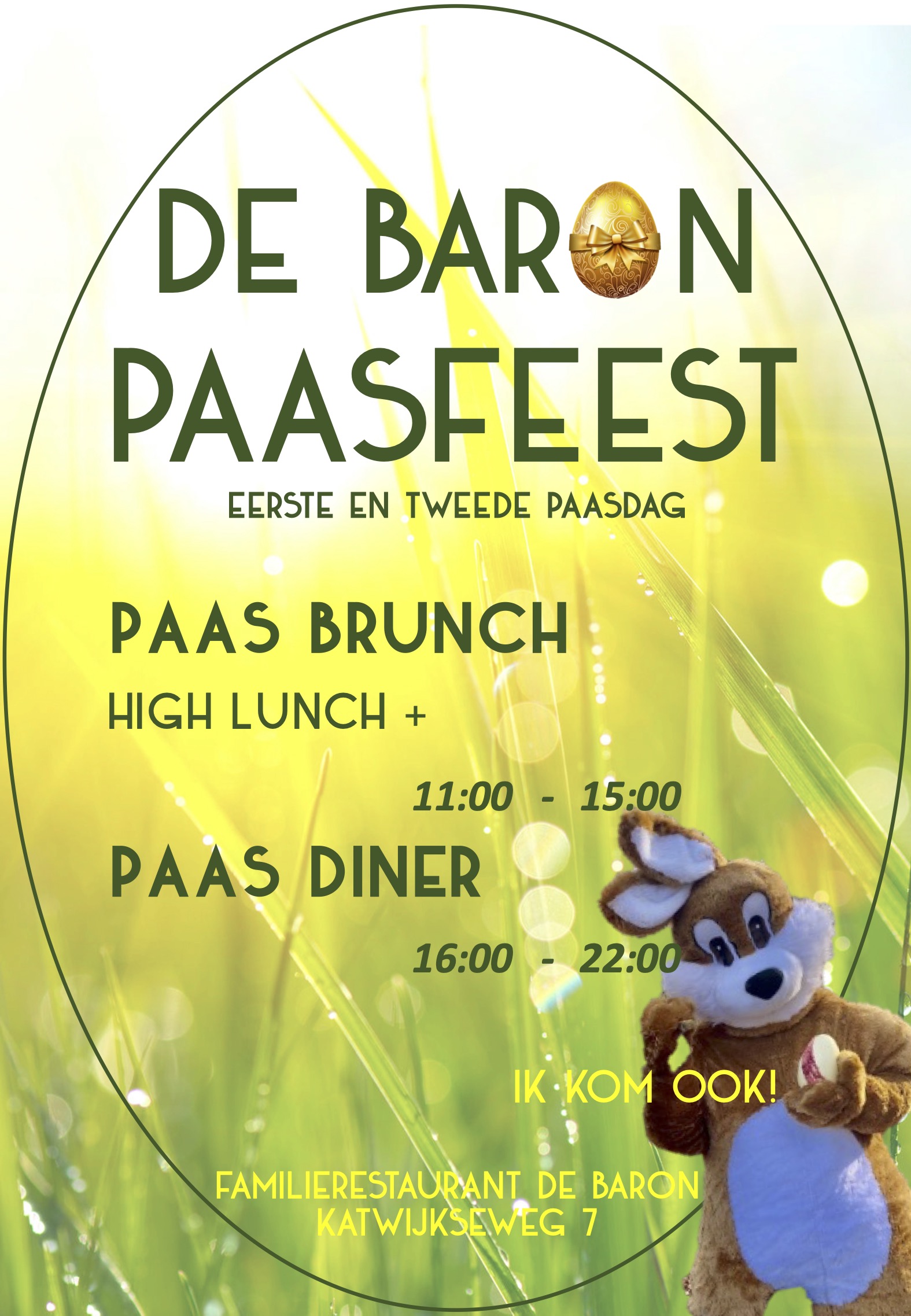 PaasLunch 2023 Restaurant DE Baron Wassenaar