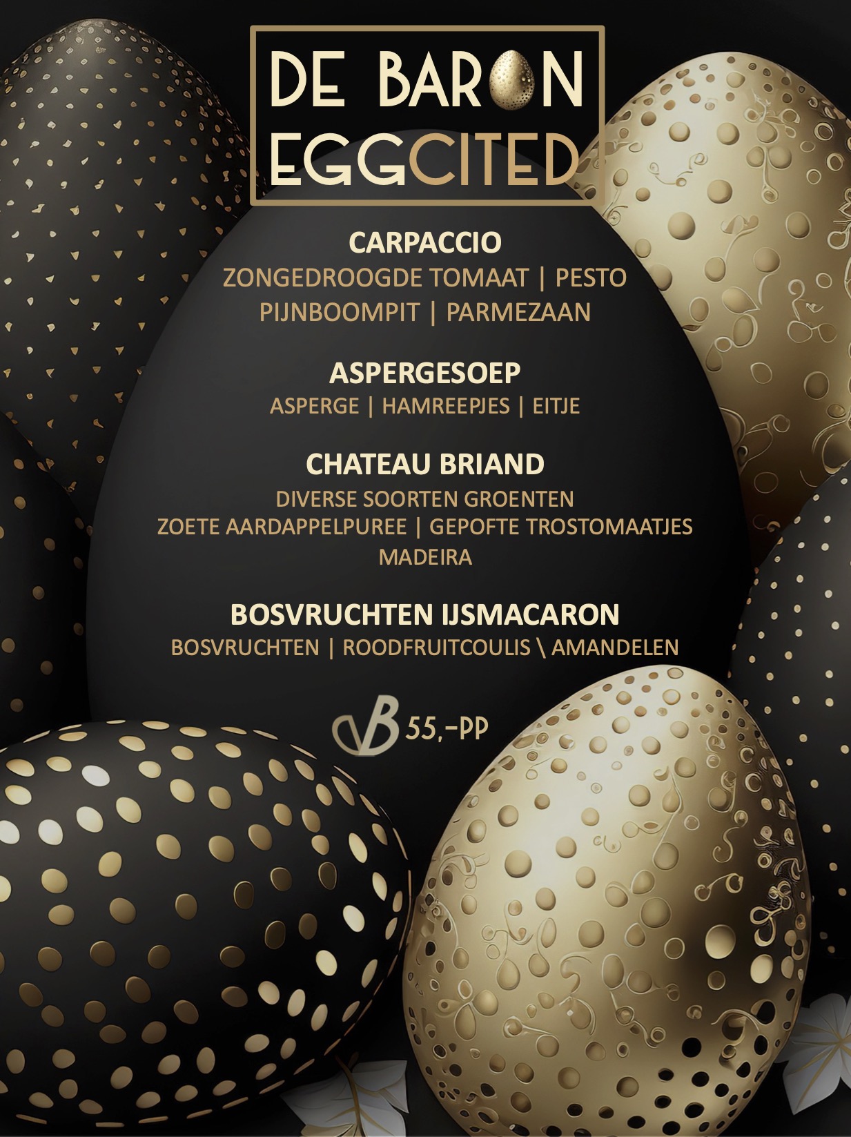 PaasDiner Restaurant DE Baron Katwijkseweg 7 Wassenaar Katwijk