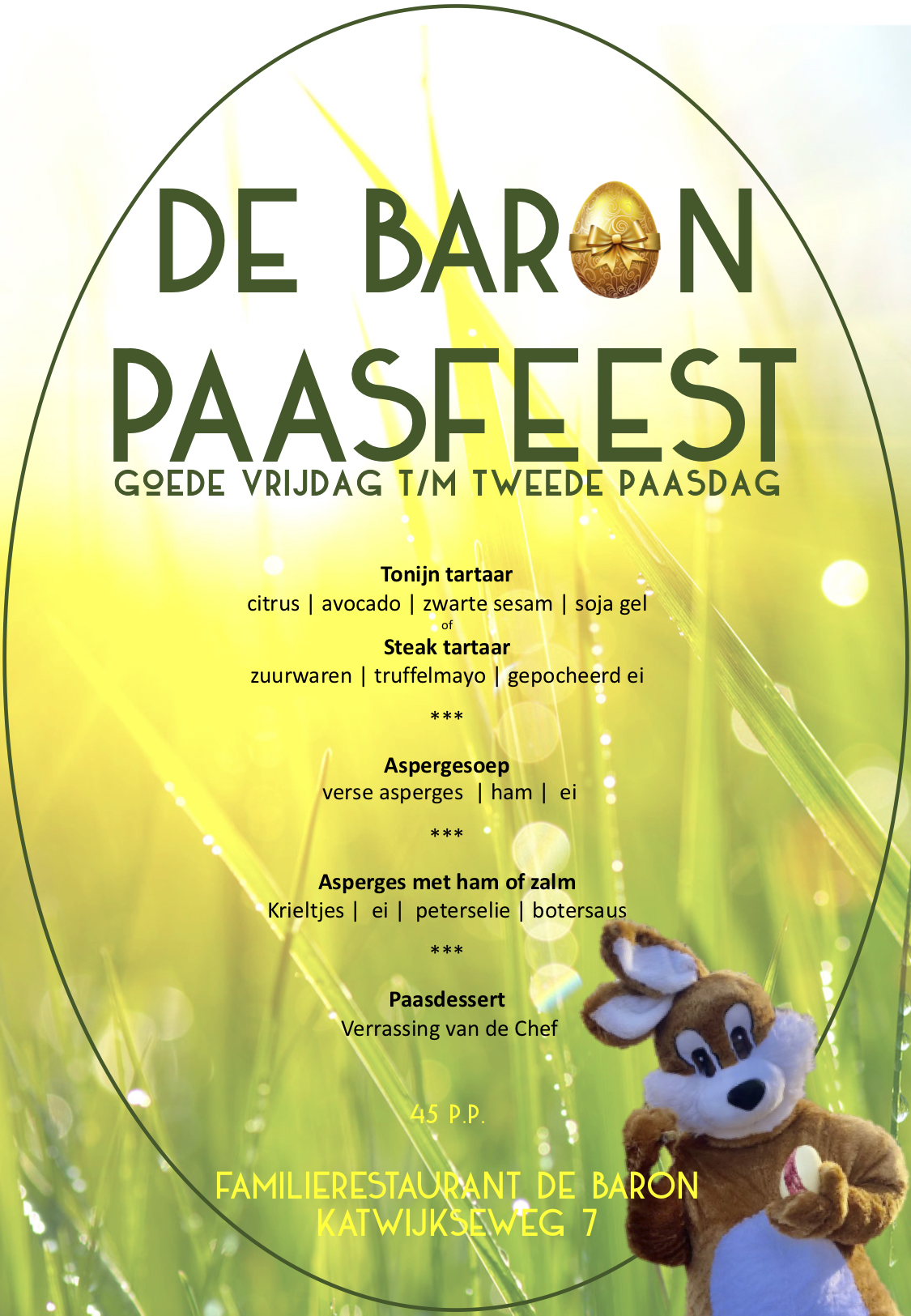 PaasFeest 2023 Restaurant DE Baron Wassenaar 2