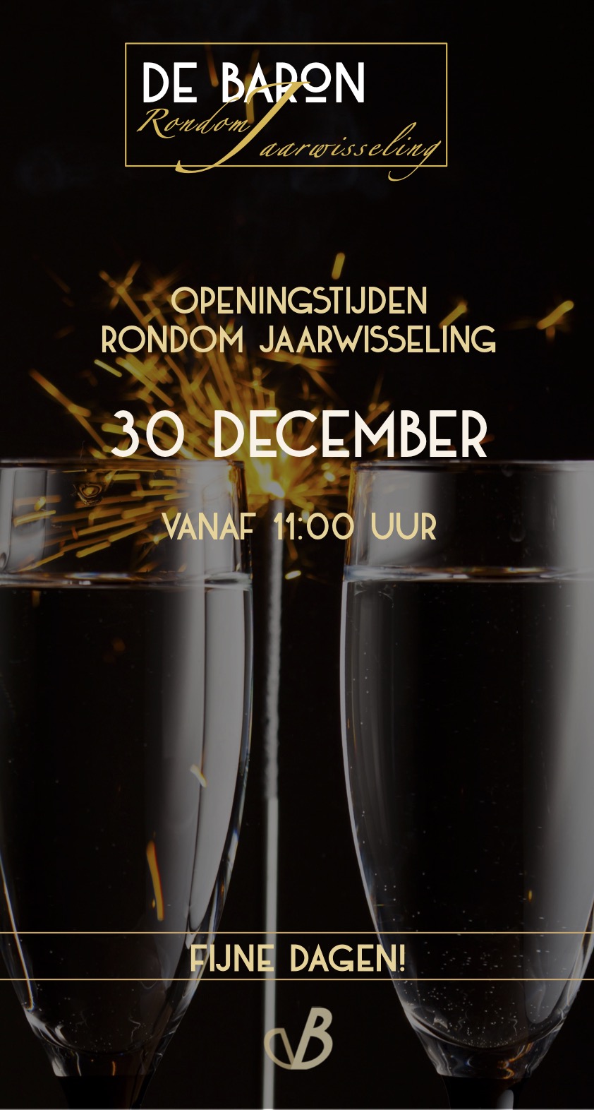 Restaurant DE Baron Wassenaar 30 december