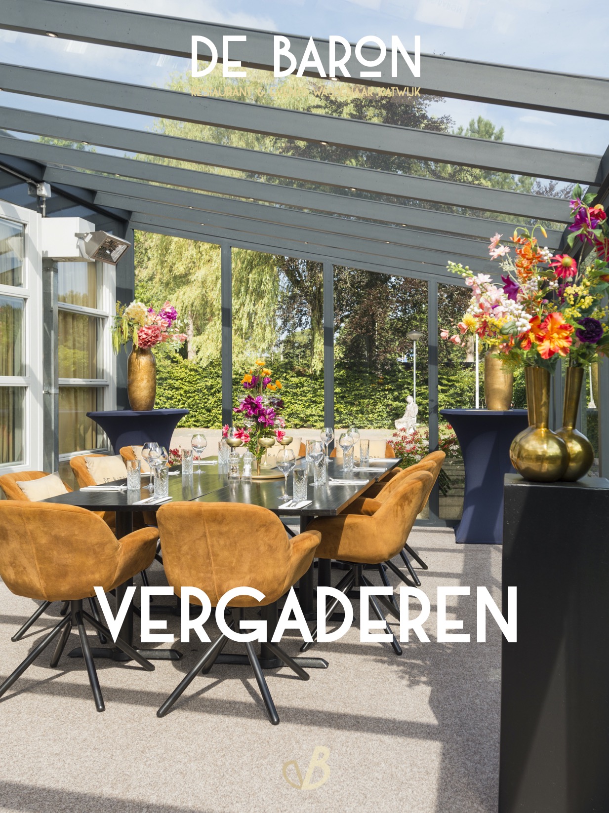 Vergaderen bij restaurant DE Baron in Wassenaar Katwijk