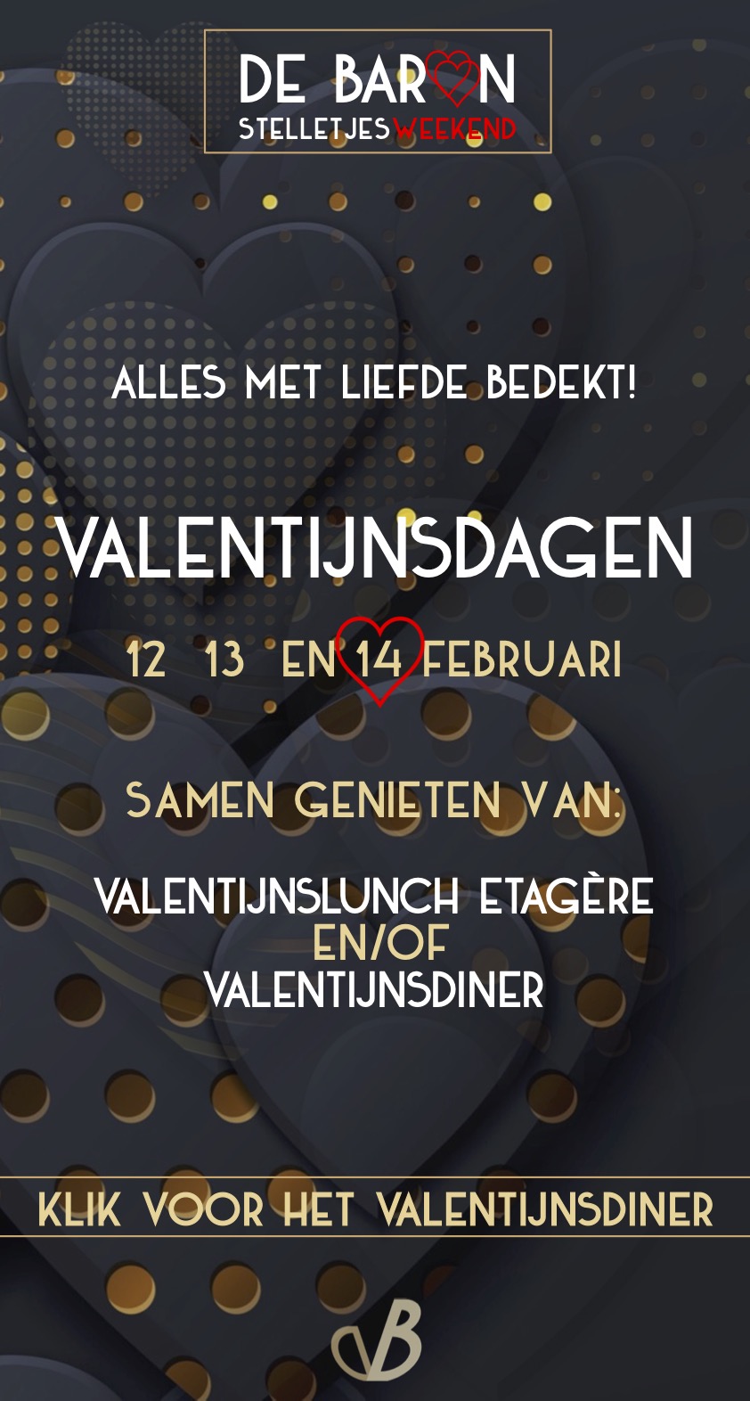 VALENTIJN Menu Restaurant DE Baron Wassenaar