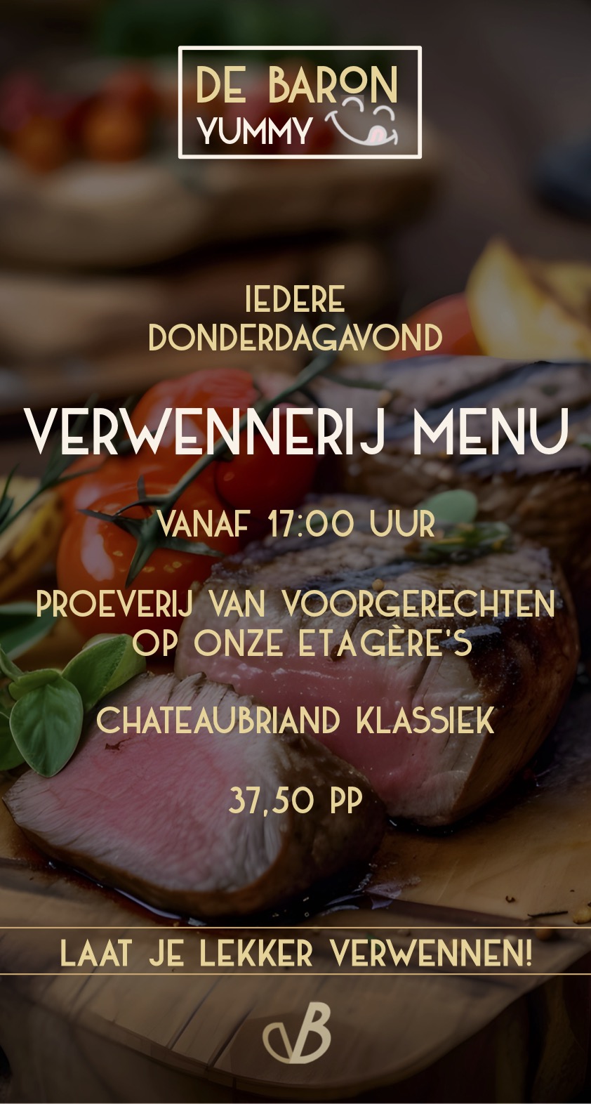 Verwennerij Menu De Baron Katwijkseweg 7 Wassenaar Valkenburg & Katwijk